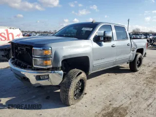 2015 Chevrolet Silverado 1500 LT with VIN 3GCUKREC3FG308724, listed as a Copart auction lot 42314105 with Not Provided miles and Salvage Title. Bid and sale history available at DreamBid. Image 1.
