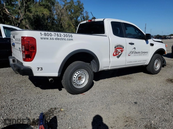 2019 Ford Ranger XL with VIN 1FTER1EH2KLA95050, listed as a Copart auction lot 81901134 with 115,650 mi miles and Non Repairable. Bid and sale history available at carsss.com. Image 3.