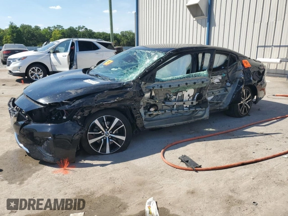 2022 Nissan Maxima SV z VIN 1N4AA6CV7NC503449, wystawiony jako Copart lot #50435055 z przebiegiem 46 828 mil mil oraz Nie do naprawy • Non repairable. Historia ofert i sprzedaży dostępna na DreamBid. Obrazek 1.