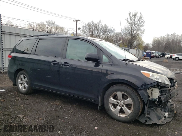 2014 Toyota Sienna LE AAS with VIN 5TDKK3DC7ES466988, listed as a Copart auction lot 53277255 with 130,706 mi miles and Salvage Title. Bid and sale history available at carsss.com. Image 4.