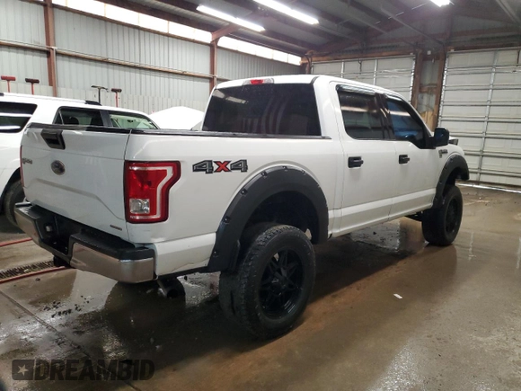2015 Ford F-150 XLT with VIN 1FTEW1EF6FFB70702, listed as a Copart auction lot 58165445 with 177,616 mi miles and Salvage title. Bid and sale history available at DreamBid. Image 3.