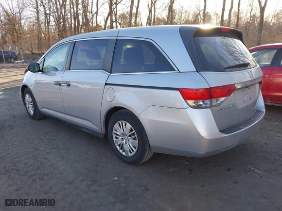 2014 Honda Odyssey LX with VIN 5FNRL5H24EB001131, listed as a IAAI auction lot 41753911 with 238,080 mi miles. Bid and sale history available at carsss.com. Image 3.