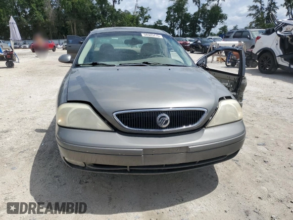 2003 Mercury Sable LS Premium with VIN 1MEFM55S83A604592, listed as a Copart auction lot 58505415 with 119,684 mi miles and Salvage title. Bid and sale history available at DreamBid. Image 5.