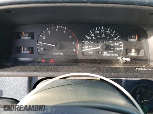 1996 Toyota T100 SR5 z VIN JT4UN24D7T0020102, wystawiony jako Copart lot #48230535 z przebiegiem 199 136 mil mil oraz Szkoda całkowita • Salvage title. Historia ofert i sprzedaży dostępna na DreamBid. Obrazek 9.