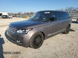 2017 Land Rover Range Rover z VIN SALGS5FE4HA326388, wystawiony jako Copart lot #41847525 z przebiegiem 122 029 mil mil oraz Czysty tytuł • Clean title. Historia ofert i sprzedaży dostępna na DreamBid. Obrazek 1.