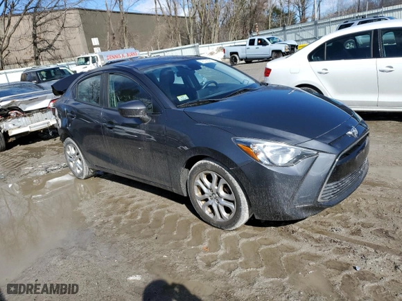 2017 Toyota Yaris iA with VIN 3MYDLBYV5HY187582, listed as a Copart auction lot 45193365 with 98,096 mi miles and Salvage Title. Bid and sale history available at carsss.com. Image 4.