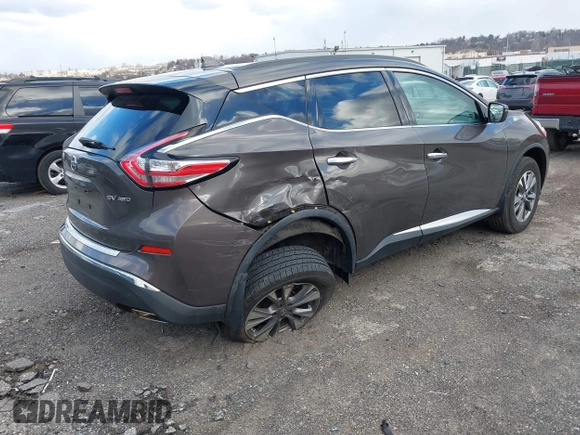 2017 Nissan Murano Platinum z VIN 5N1AZ2MH1HN183747, wystawiony jako IAAI lot #41595423 z przebiegiem 84 812 mil mil oraz . Historia ofert i sprzedaży dostępna na DreamBid. Obrazek 4.