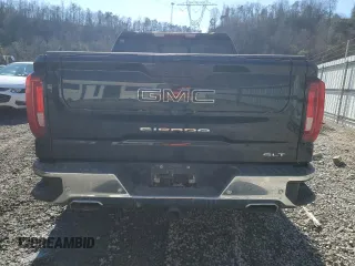 2022 GMC Sierra 1500 SLT with VIN 3GTU9DED8NG180664, listed as a Copart auction lot 47033665 with Not Provided miles and Salvage Title. Bid and sale history available at DreamBid. Image 6.