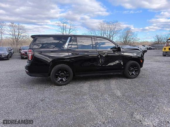 2022 Chevrolet Tahoe Commercial with VIN 1GNSKLED9NR309069, listed as a Copart auction lot 87458924 with 9,208 mi miles and Clean Title. Bid and sale history available at carsss.com. Image 13.