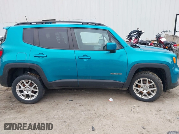 2020 Jeep Renegade Latitude with VIN ZACNJBBB7LPL94542, listed as a IAAI auction lot 41153749 with 67,706 mi miles. Bid and sale history available at carsss.com. Image 13.