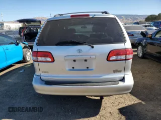 2002 Toyota Sienna LE with VIN 4T3ZF13C62U503080, listed as a Copart auction lot 76795704 with 0 mi miles and Non Repairable. Bid and sale history available at carsss.com. Image 6.
