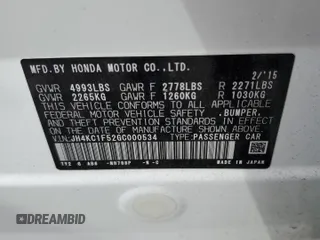 2016 Acura RLX Technology z VIN JH4KC1F52GC000534, wystawiony jako Copart lot #55469615 z przebiegiem 98 005 mil mil oraz Szkody całkowita. Historia ofert i sprzedaży dostępna na DreamBid. Obrazek 13.