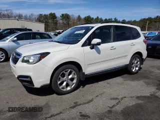 2018 Subaru Forester Touring z VIN JF2SJAWC6JH573079, wystawiony jako Copart lot #54145785 z przebiegiem 74 208 mil mil oraz Szkoda całkowita • Salvage title. Historia ofert i sprzedaży dostępna na DreamBid. Obrazek 1.