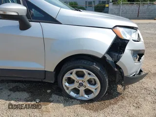 2021 Ford EcoSport SE with VIN MAJ3S2GE3MC412086, listed as a IAAI auction lot 42399957 with 38,628 mi miles and . Bid and sale history available at DreamBid. Image 18.