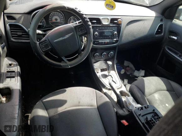 2013 Chrysler 200 LX with VIN 1C3CCBAB0DN641484, listed as a Copart auction lot 52824815 with 159,957 mi miles and Salvage Title. Bid and sale history available at DreamBid. Image 8.