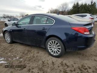 2011 Buick Regal CXL RL2 with VIN 2G4GP5EC1B9174738, listed as a Copart auction lot 45486125 with 51,169 mi miles and Salvage title. Bid and sale history available at DreamBid. Image 2.