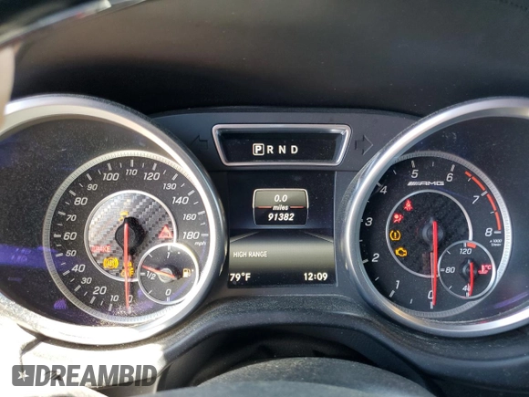 2016 Mercedes-Benz G 63 AMG with VIN WDCYC7DF6GX258987, listed as a Copart auction lot 49115504 with 91,382 mi miles and Salvage title. Bid and sale history available at DreamBid. Image 9.