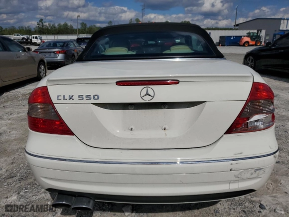 2008 Mercedes-Benz CLK-Class 5.5L with VIN WDBTK72F78T089317, listed as a Copart auction lot 73295334 with 171,768 mi miles and Salvage Title. Bid and sale history available at carsss.com. Image 6.
