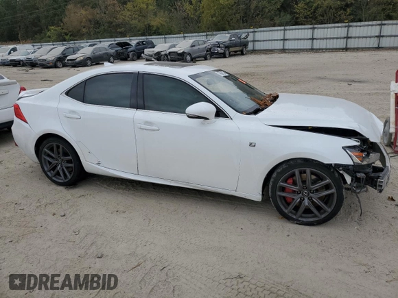 2019 Lexus IS with VIN JTHC81D22K5036347, listed as a Copart auction lot 76686154 with 75,686 mi miles and Salvage Title. Bid and sale history available at carsss.com. Image 4.