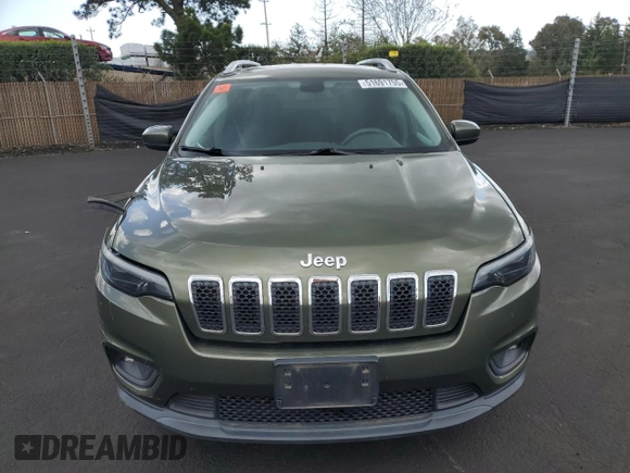 2019 Jeep Cherokee Latitude with VIN 1C4PJLCB9KD145320, listed as a Copart auction lot 51691755 with 87,867 mi miles and Salvage Title. Bid and sale history available at DreamBid. Image 5.