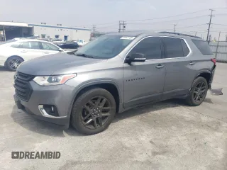 2019 Chevrolet Traverse LT z VIN 1GNERHKW9KJ192468, wystawiony jako Copart lot #53467735 z przebiegiem 72 631 mil mil oraz Szkoda całkowita • Salvage title. Historia ofert i sprzedaży dostępna na DreamBid. Obrazek 1.