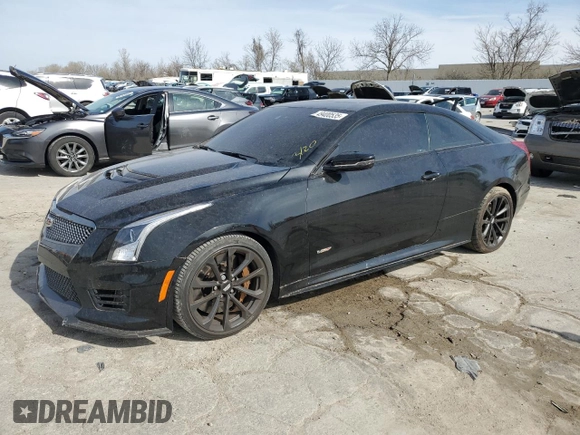 2017 Cadillac ATS-V z VIN 1G6AN1RY1H0201201, wystawiony jako Copart lot #49400535 z przebiegiem 27 588 mil mil oraz Szkoda całkowita • Salvage title. Historia ofert i sprzedaży dostępna na DreamBid. Obrazek 1.