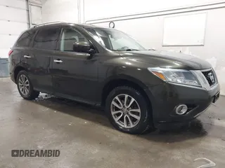 2015 Nissan Pathfinder SL z VIN 5N1AR2MM3FC650012, wystawiony jako IAAI lot #42402958 z przebiegiem 118 329 mil mil oraz . Historia ofert i sprzedaży dostępna na DreamBid. Obrazek 1.