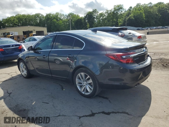 2016 Buick Regal Premium II with VIN 2G4GT5GX1G9192238, listed as a Copart auction lot 59184885 with 71,275 mi miles and Salvage title. Bid and sale history available at DreamBid. Image 2.