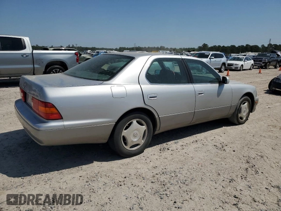 1999 Lexus LS 400 z VIN JT8BH28F0X0161141, wystawiony jako Copart lot #52638575 z przebiegiem 250 602 mil mil oraz Szkoda całkowita • Salvage title. Historia ofert i sprzedaży dostępna na DreamBid. Obrazek 3.