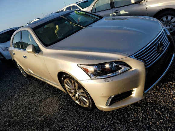 2017 Lexus LS with VIN JTHBL5EF5H5145462, listed as a Copart auction lot 74207494 with 0 mi miles and Salvage Title. Bid and sale history available at carsss.com. Image 4.