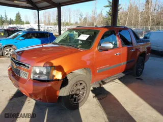2008 Chevrolet Avalanche LS with VIN 3GNFK123X8G250104, listed as a IAAI auction lot 41383556 with 244,654 mi miles. Bid and sale history available at carsss.com. Image 2.