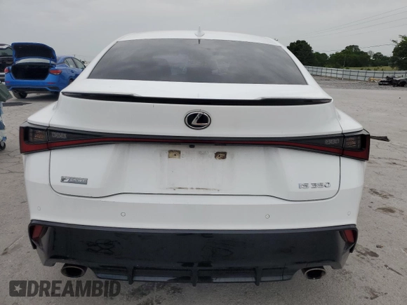 2021 Lexus IS 350 F Sport z VIN JTHGZ1B24M5041103, wystawiony jako Copart lot #55932115 z przebiegiem 46 911 mil mil oraz Szkoda całkowita • Salvage title. Historia ofert i sprzedaży dostępna na DreamBid. Obrazek 6.