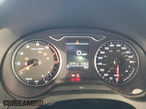 2020 Audi A3 Sedan S line Premium with VIN WAUBEGFF6LA095593, listed as a Copart auction lot 74664663 with 35,795 mi miles. Bid and sale history available at carsss.com. Image 9.