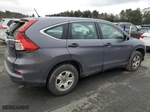 2016 Honda CR-V LX with VIN 5J6RM4H30GL140909, listed as a Copart auction lot 48078435 with 163,231 mi miles and Salvage Title. Bid and sale history available at carsss.com. Image 3.