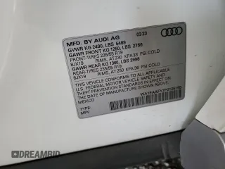 2023 Audi Q5 S line Premium Plus с VIN WA1EAAFY7P2125155, выставлен на аукционе Copart как лот 61812125 с пробегом 52 587 миль миль и Списание • Salvage title. История ставок и продаж доступна на DreamBid. Изображение 13.