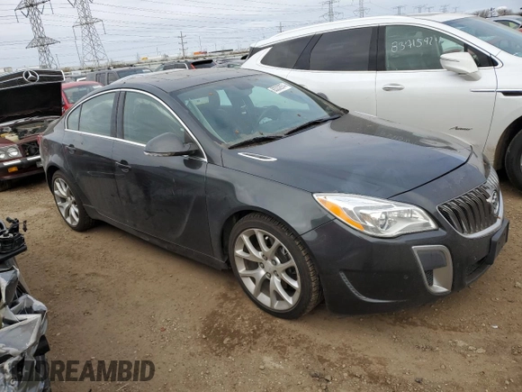 2016 Buick Regal GS with VIN 2G4GU5GX4G9112623, listed as a Copart auction lot 83332974 with 137,346 mi miles and Salvage Title. Bid and sale history available at carsss.com. Image 4.