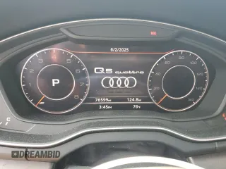 2018 Audi Q5 Premium Plus z VIN WA1BNAFYXJ2078816, wystawiony jako Copart lot #58469435 z przebiegiem 76 599 mil mil oraz Szkoda całkowita • Salvage title. Historia ofert i sprzedaży dostępna na DreamBid. Obrazek 9.