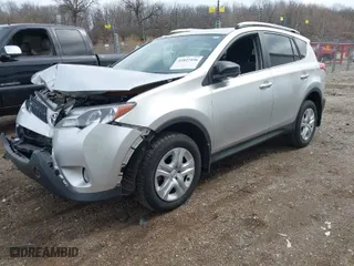 2015 Toyota RAV4 LE with VIN JTMBFREV0FD115750, listed as a IAAI auction lot 41827456 with 75,119 mi miles. Bid and sale history available at carsss.com. Image 2.