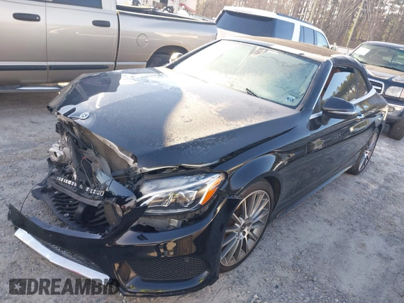 2018 Mercedes-Benz C 300 with VIN WDDWK4JB3JF701325, listed as a IAAI auction lot 41607243 with 76,967 mi miles and . Bid and sale history available at DreamBid. Image 2.