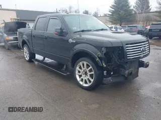 2011 Ford F-150 Lariat with VIN 1FTFW1E62BFA29110, listed as a IAAI auction lot 41885197 with 196,760 mi miles. Bid and sale history available at carsss.com. Image 1.
