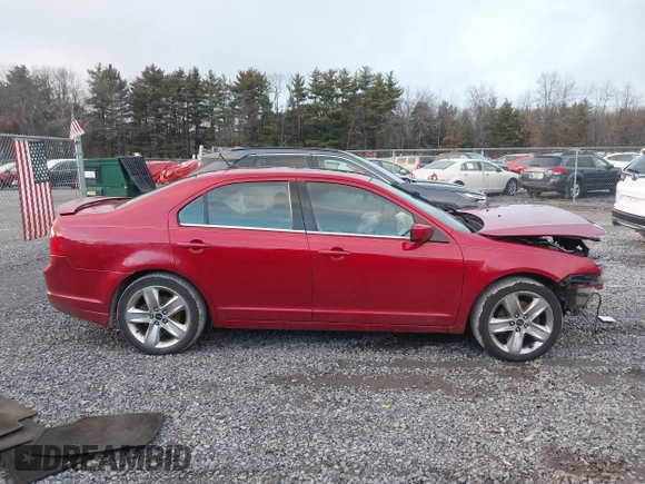 2012 Ford Fusion SPORT with VIN 3FAHP0DC0CR288227, listed as a IAAI auction lot 41094112 with 179,294 mi miles. Bid and sale history available at carsss.com. Image 12.