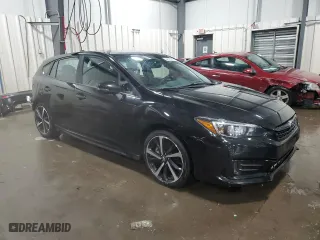 2023 Subaru Impreza Sport with VIN 4S3GTAM69P3700344, listed as a Copart auction lot 44818495 with 40,861 mi miles and Salvage Title. Bid and sale history available at carsss.com. Image 4.