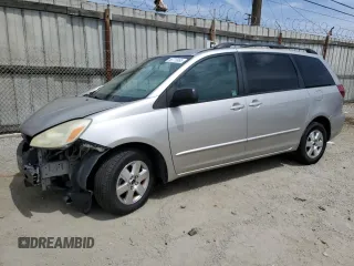 2005 Toyota Sienna CE с VIN 5TDZA23C45S240422, выставлен на аукционе Copart как лот 56770965 с пробегом 225 623 миль миль и Списание • Salvage title. История ставок и продаж доступна на DreamBid. Изображение 1.