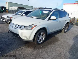 2004 Nissan Murano SE with VIN JN8AZ08W64W323687, listed as a IAAI auction lot 41714333 with 1 mi miles. Bid and sale history available at carsss.com. Image 2.