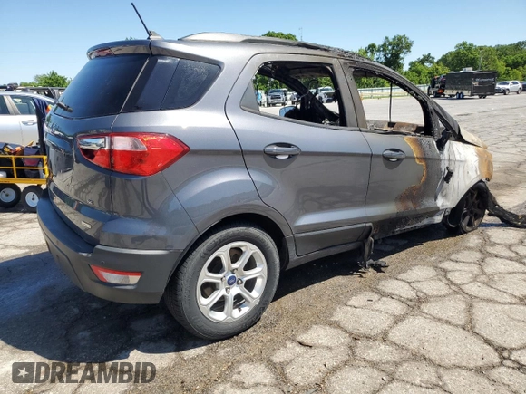 2019 Ford EcoSport SE with VIN MAJ3S2GE1KC298943, listed as a Copart auction lot 57842815 with Not provided miles and Non repairable. Bid and sale history available at DreamBid. Image 3.