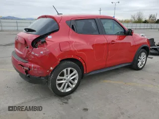 2015 Nissan Juke S with VIN JN8AF5MV0FT551711, listed as a Copart auction lot 51844825 with 57,459 mi miles and Salvage Title. Bid and sale history available at carsss.com. Image 3.