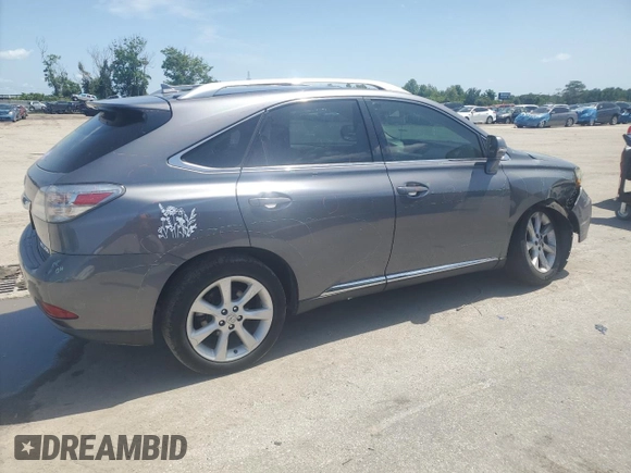 2012 Lexus RX 350 with VIN 2T2ZK1BA5CC071651, listed as a Copart auction lot 62826795 with 173,109 mi miles and Salvage title. Bid and sale history available at DreamBid. Image 3.