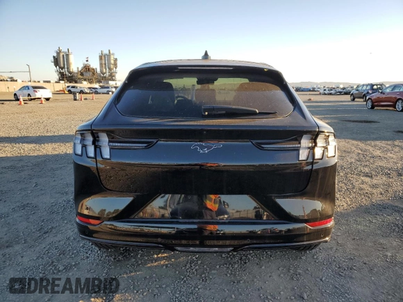 2024 Ford Mustang Mach-E Premium with VIN 3FMTK3R45RMA23195, listed as a Copart auction lot 46356045 with 889 mi miles and Salvage Title. Bid and sale history available at DreamBid. Image 6.