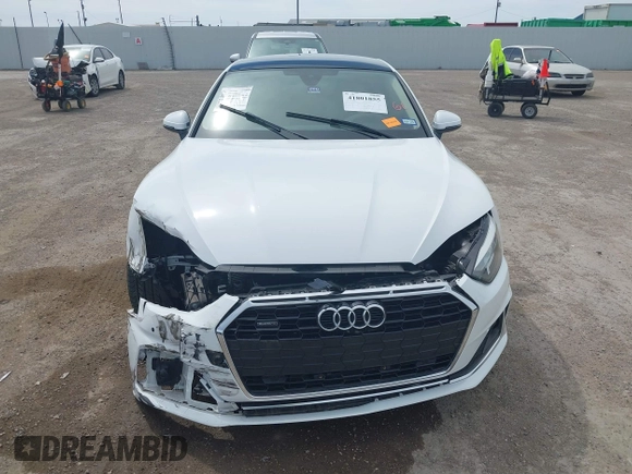 2021 Audi A5 Sportback Premium with VIN WAUABCF5XMA008431, listed as a IAAI auction lot 41801855 with 24,226 mi miles. Bid and sale history available at carsss.com. Image 12.
