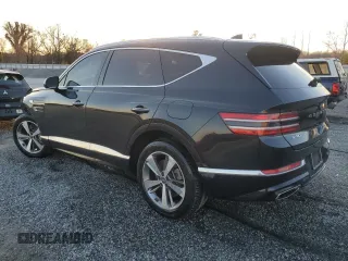 2021 Genesis GV80 with VIN KMUHCESC0MU066638, listed as a Copart auction lot 46548025 with Not provided miles and Salvage title. Bid and sale history available at DreamBid. Image 2.